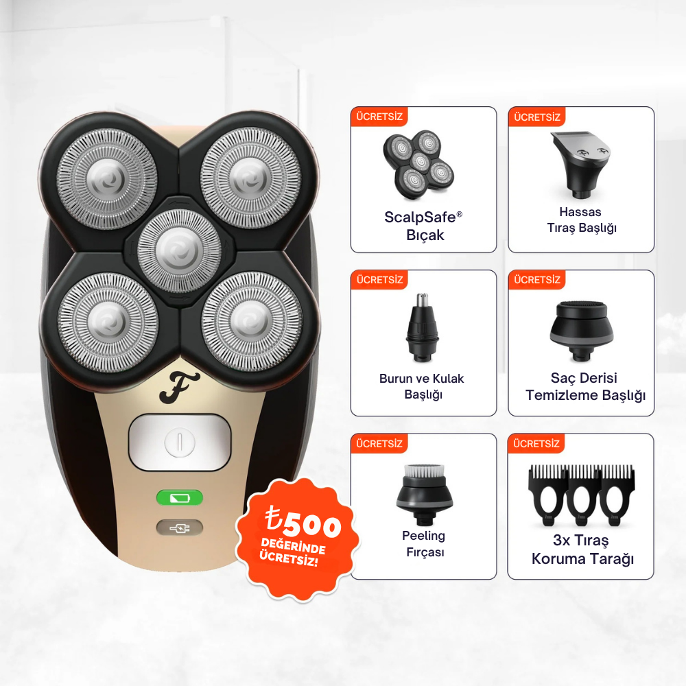 FLEXON FORCE® Şarjlı Tıraş Seti