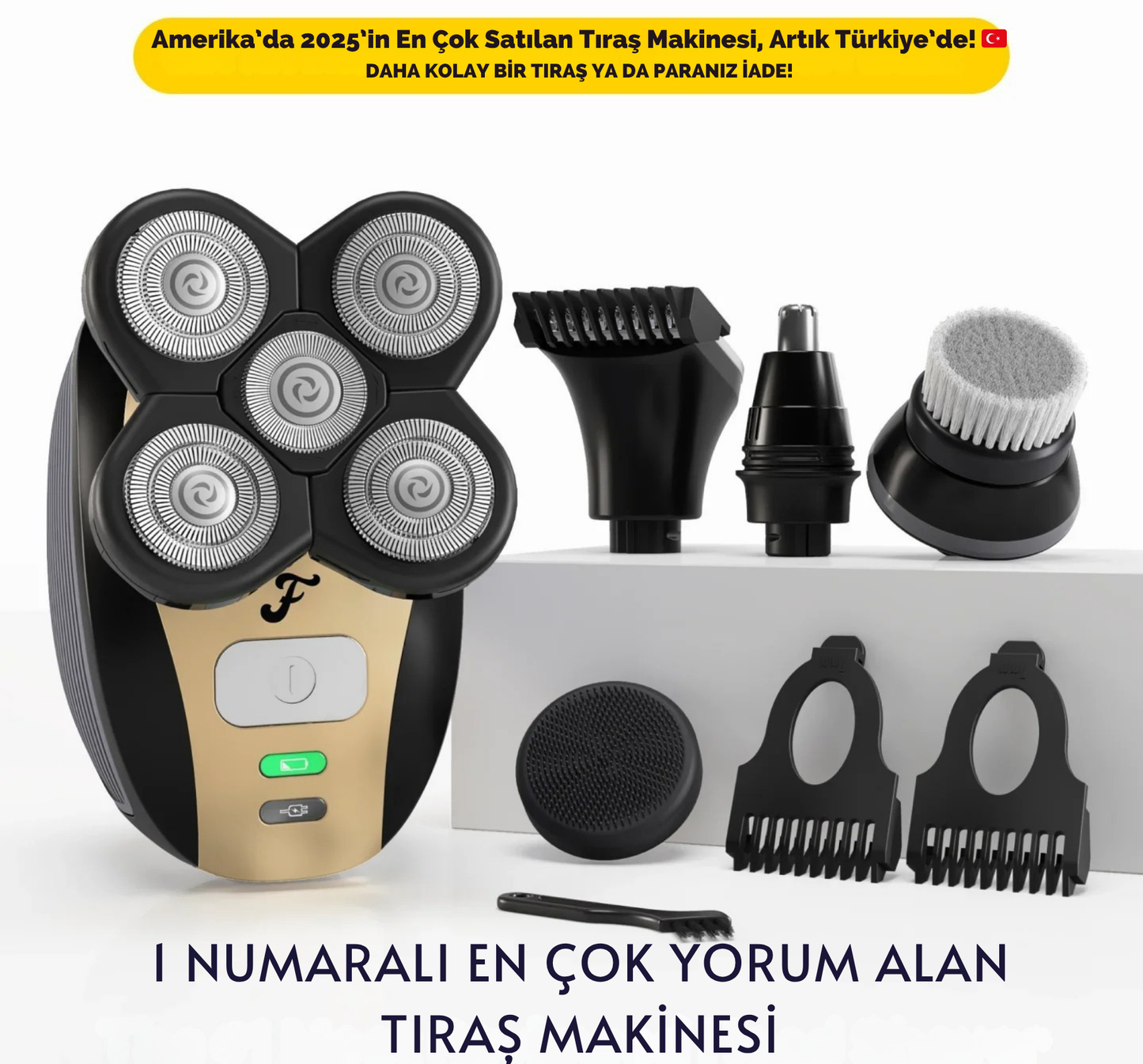 FLEXON FORCE® Şarjlı Tıraş Seti